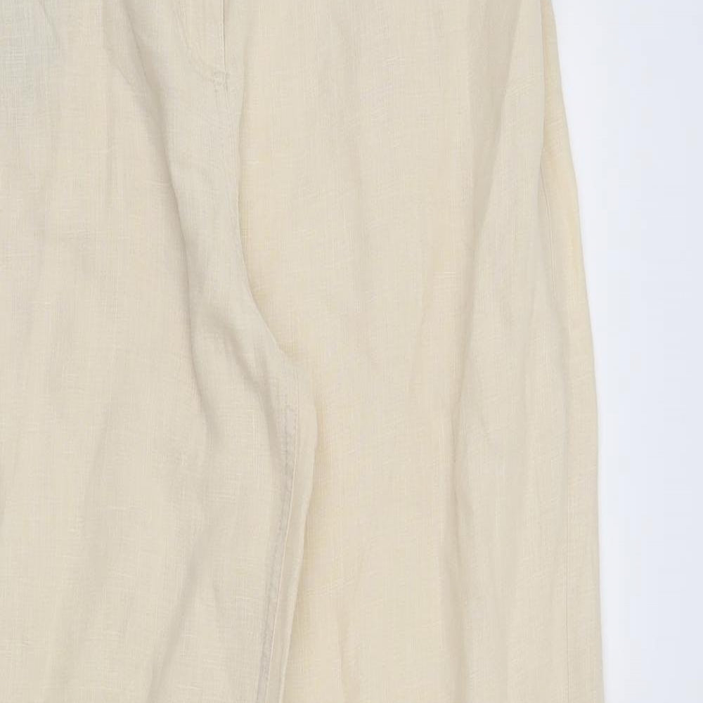 Womens UK Size 32 in Etam Regular Fit  Beige Trousers