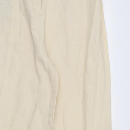 Womens UK Size 32 in Etam Regular Fit  Beige Trousers