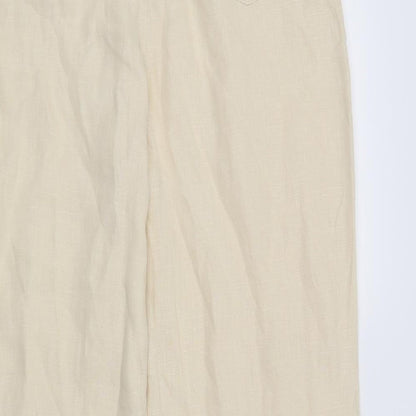 Womens UK Size 32 in Etam Regular Fit  Beige Trousers