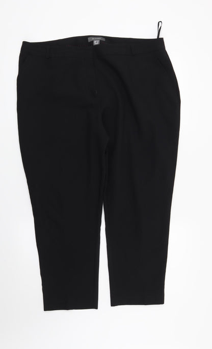 Primark Womens Black   Trousers  Size 18 L25 in