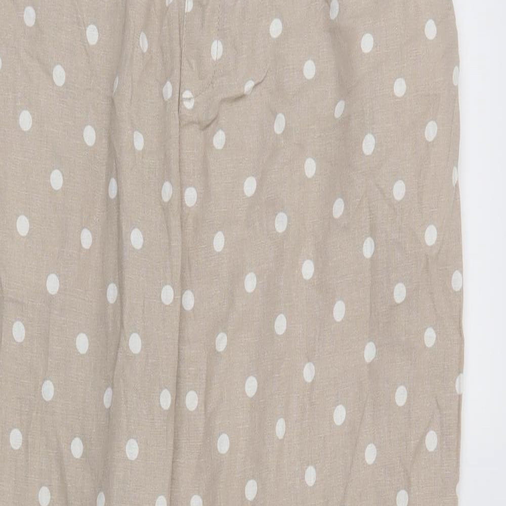 Womens UK Size 16 Bonmarché Regular Fit  Beige Trousers