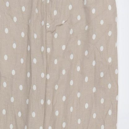 Womens UK Size 16 Bonmarché Regular Fit  Beige Trousers