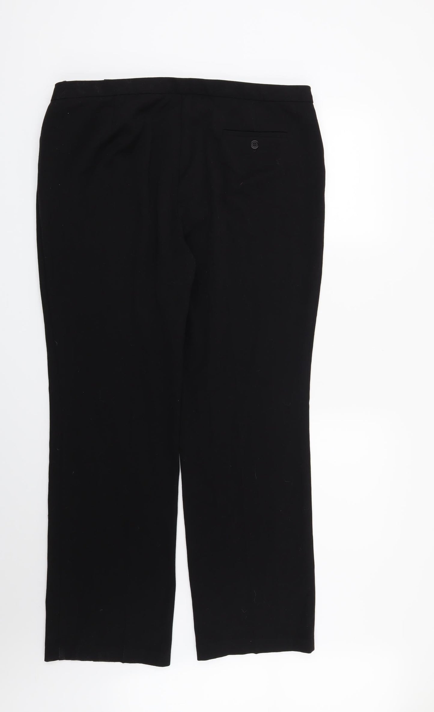 Womens UK Size 18 Marks and Spencer Regular Fit  Black Trousers