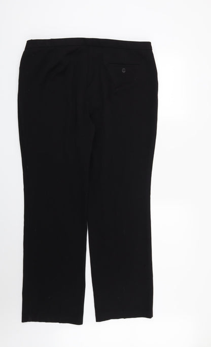 Womens UK Size 18 Marks and Spencer Regular Fit  Black Trousers