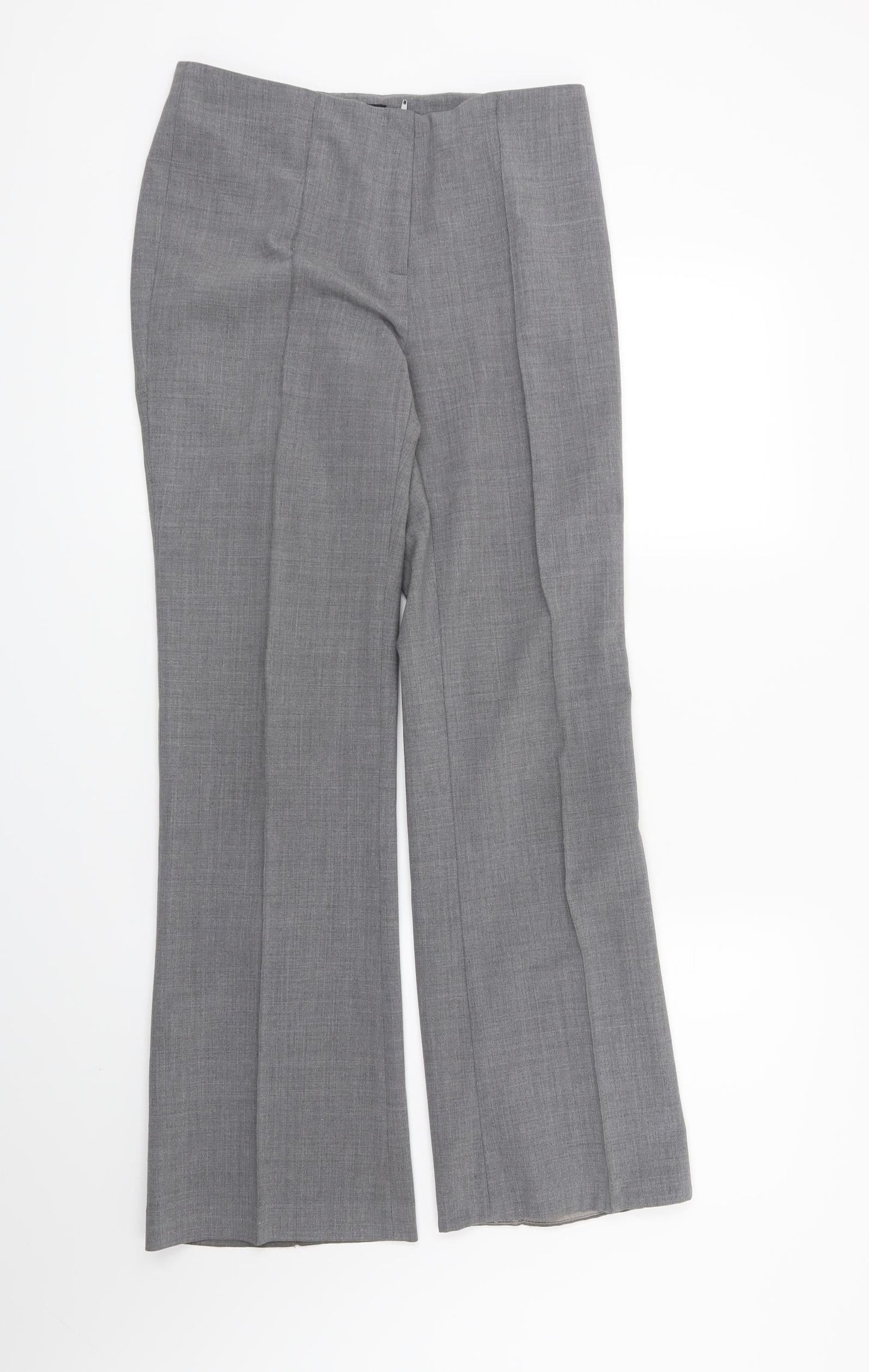 Womens UK Size 10 Preworn Regular Fit  Grey Trousers
