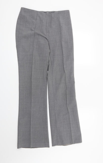 Womens UK Size 10 Preworn Regular Fit  Grey Trousers