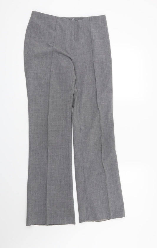 Womens UK Size 10 Preworn Regular Fit  Grey Trousers