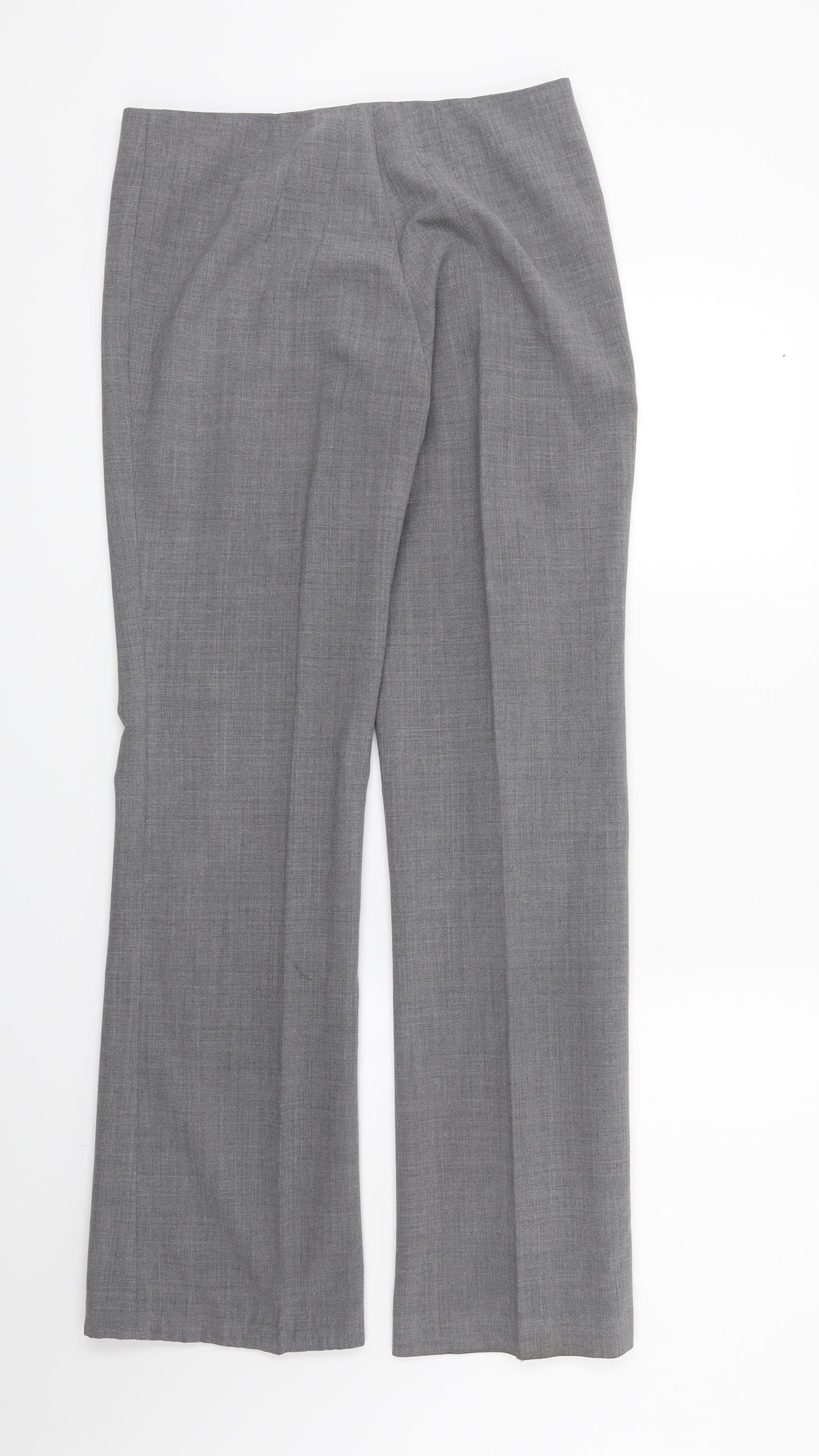 Womens UK Size 10 Preworn Regular Fit  Grey Trousers