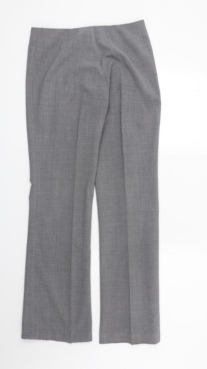 Womens UK Size 10 Preworn Regular Fit  Grey Trousers
