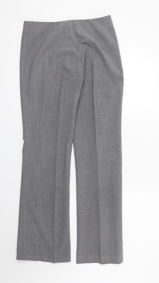 Womens UK Size 10 Preworn Regular Fit  Grey Trousers