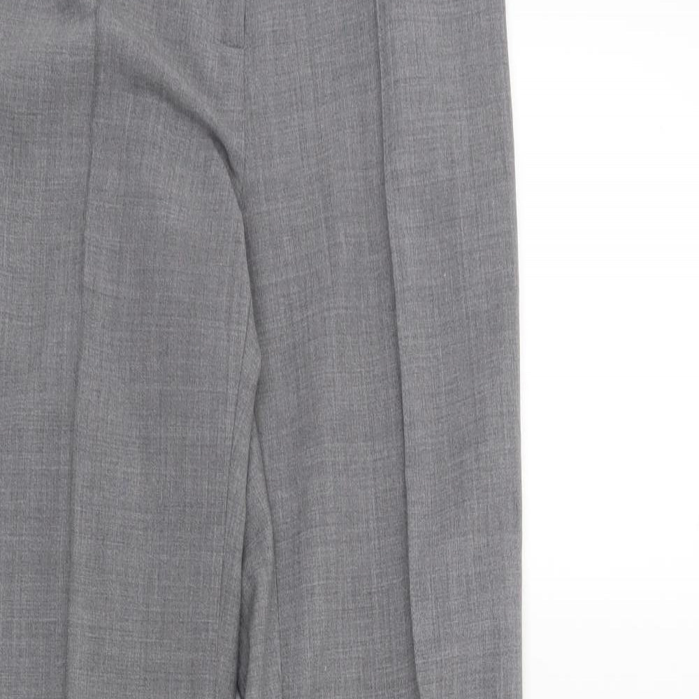 Womens UK Size 10 Preworn Regular Fit  Grey Trousers