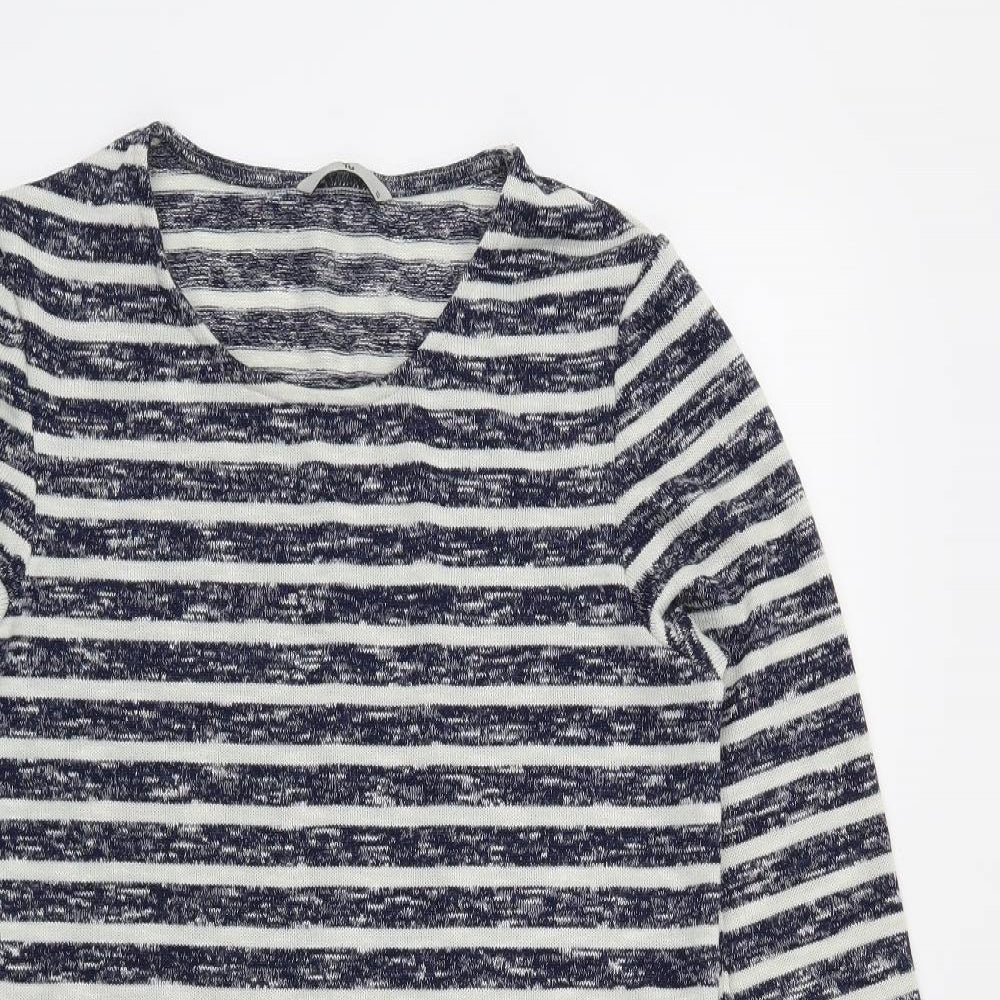 TU Womens Blue Striped  Jumper Dress  Size 10