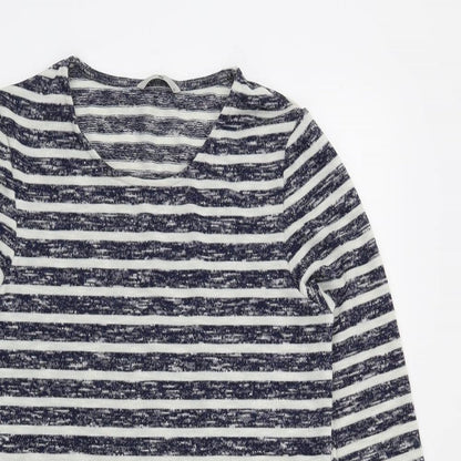 TU Womens Blue Striped  Jumper Dress  Size 10