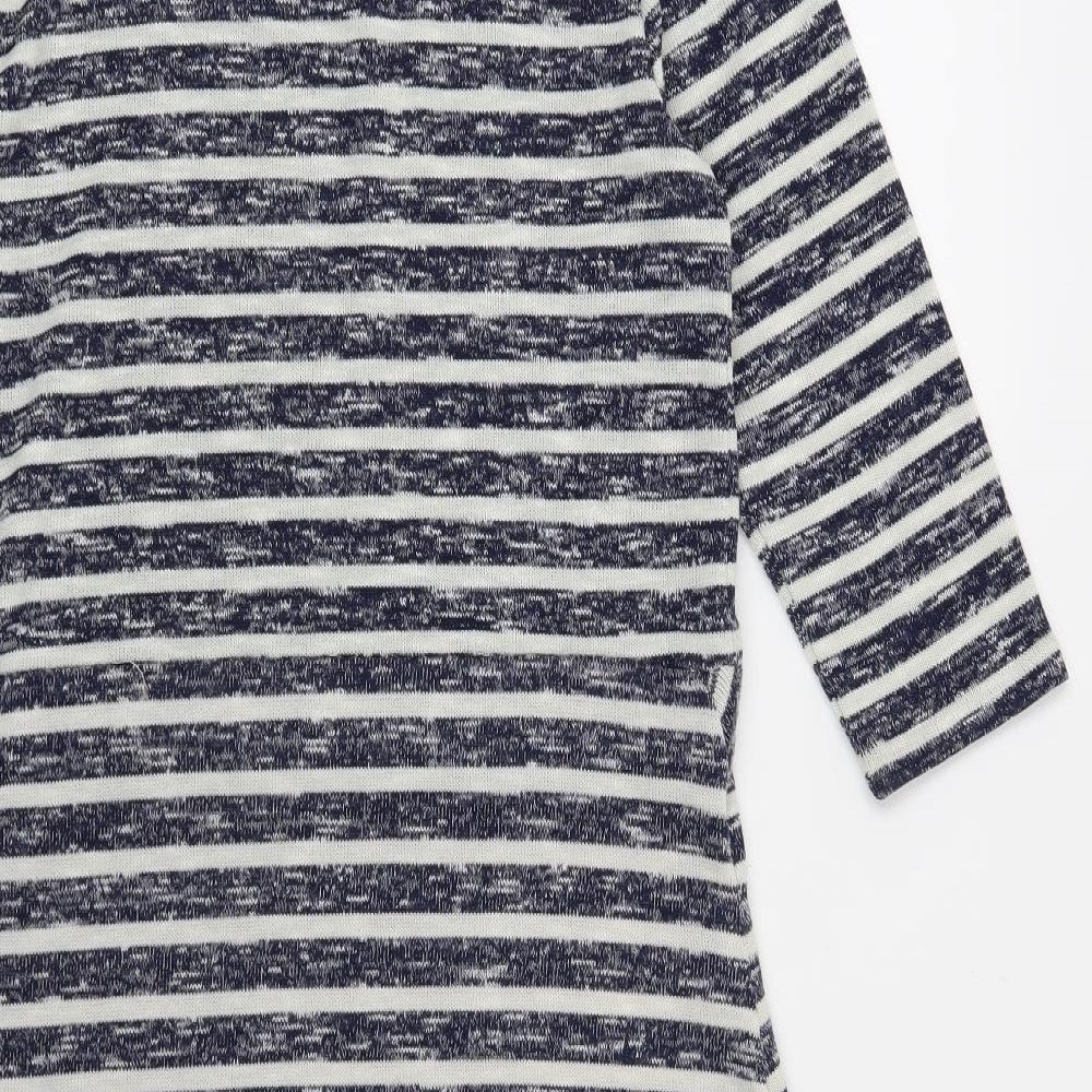 TU Womens Blue Striped  Jumper Dress  Size 10