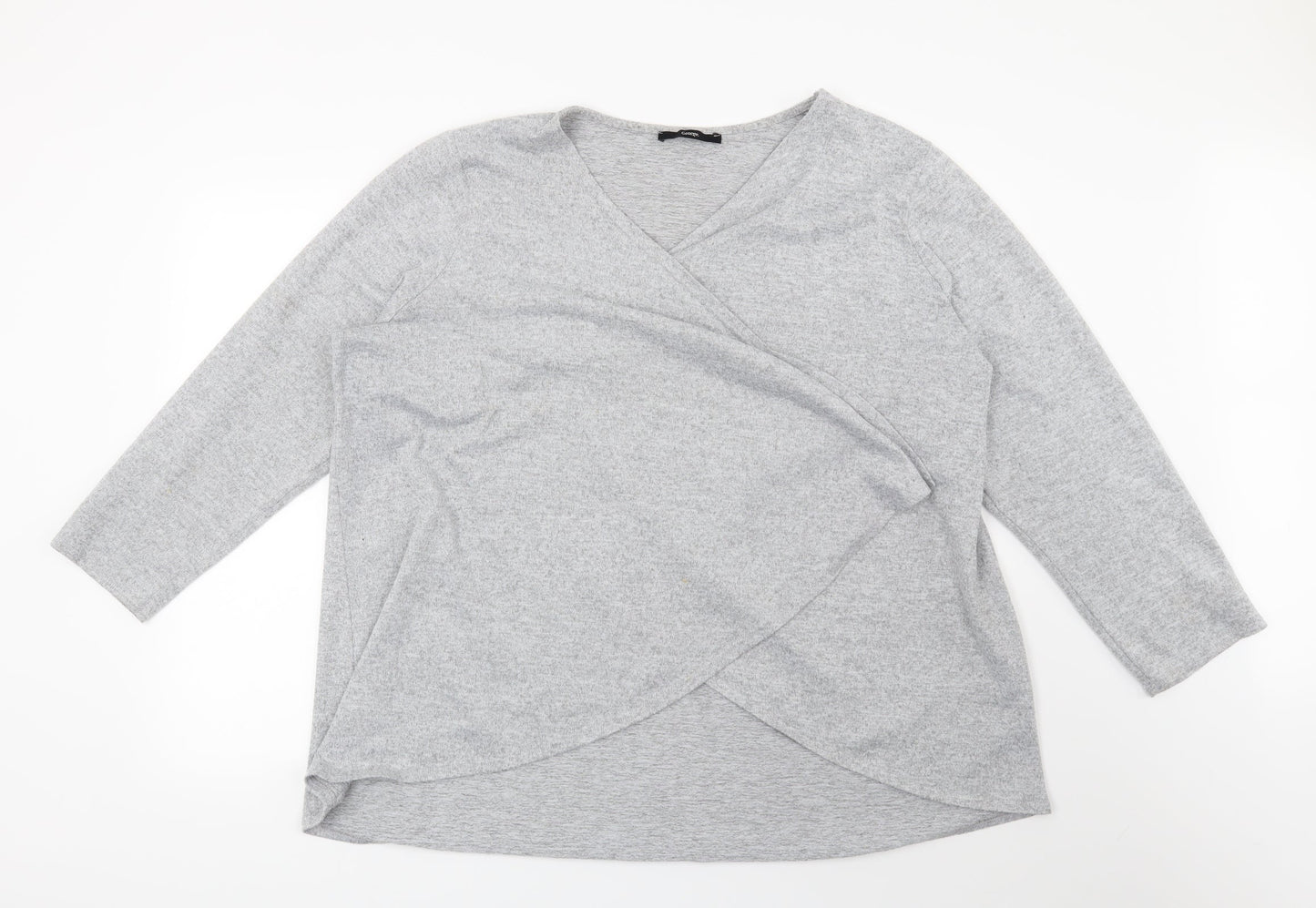 George Womens Grey   Cardigan Jumper Size 14