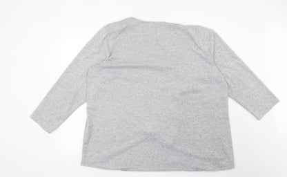 George Womens Grey   Cardigan Jumper Size 14