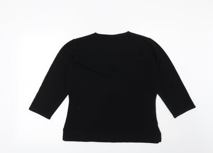 Dorothy Perkins Womens Black   Pullover Jumper Size 16