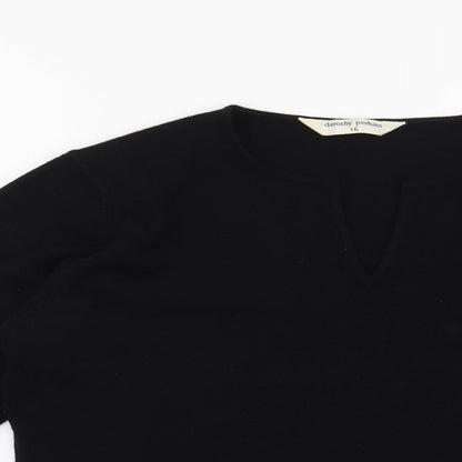 Dorothy Perkins Womens Black   Pullover Jumper Size 16