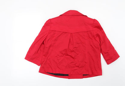 F&F Womens Red   Jacket Blazer Size 12