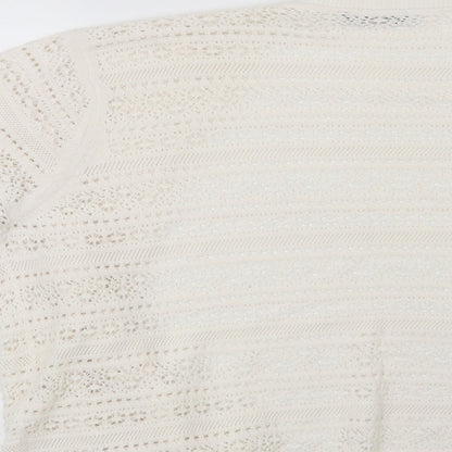 BHS Womens Beige   Cardigan Jumper Size 18