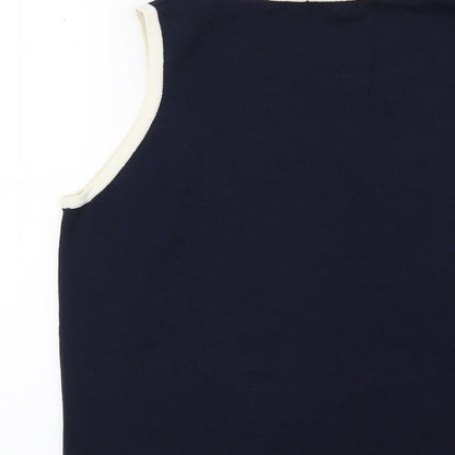 Womens UK Size L Casamia Blue Basic Blouse