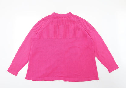 Preworn Womens Pink   Cardigan Jumper Size 20