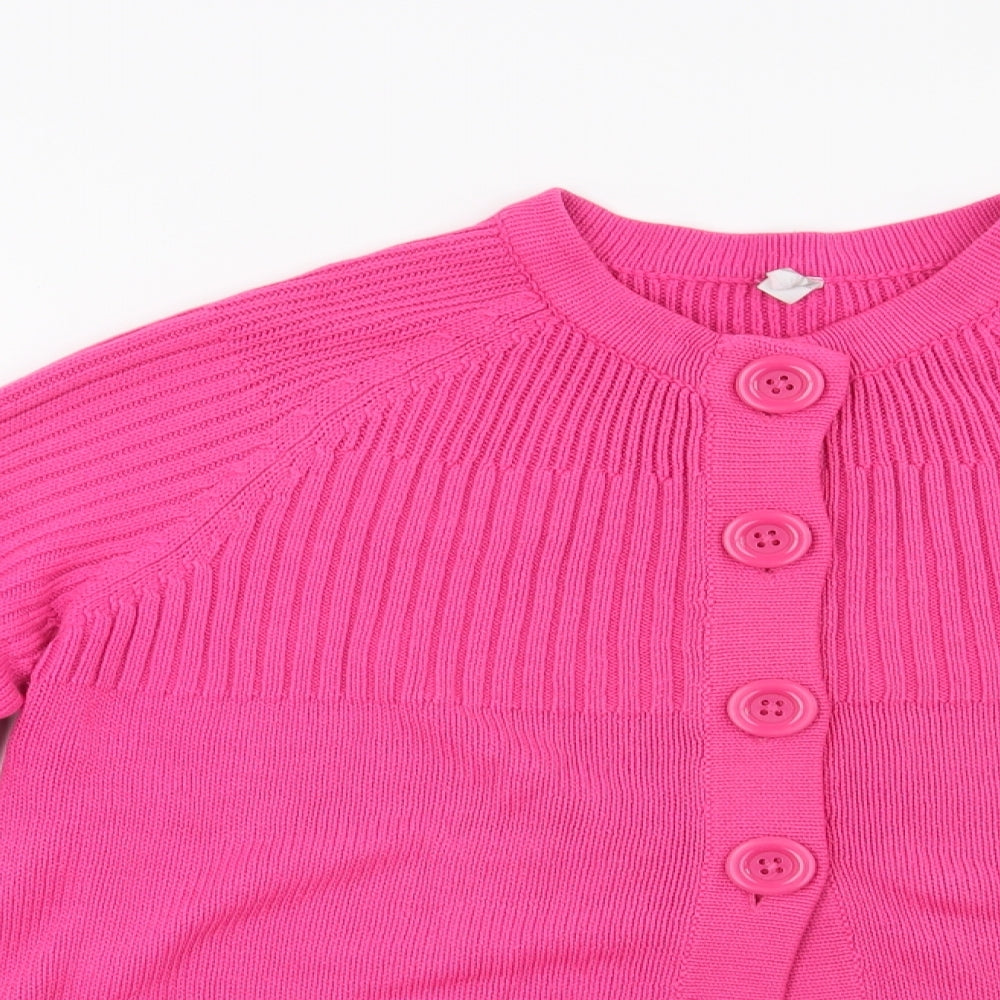 Preworn Womens Pink   Cardigan Jumper Size 20