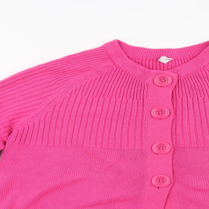 Preworn Womens Pink   Cardigan Jumper Size 20