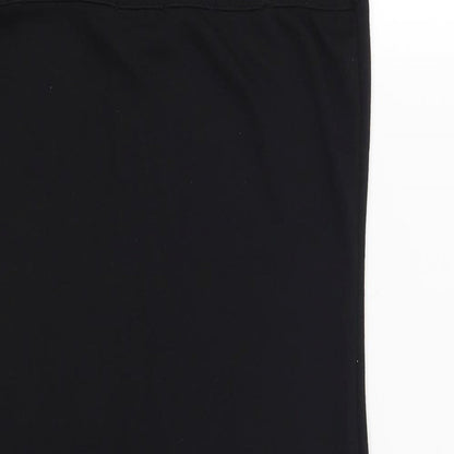 Preworn Womens Black   T-Shirt Dress  Size 10
