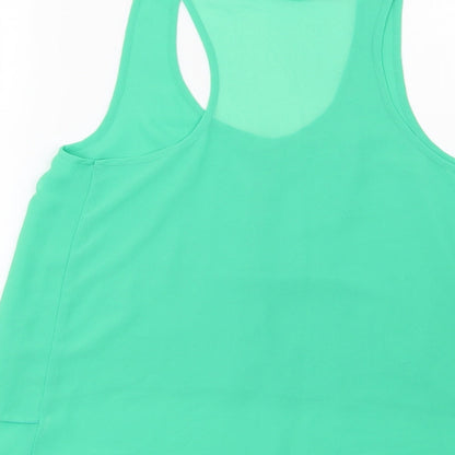Womens UK Size 8 H&M Green Basic Blouse