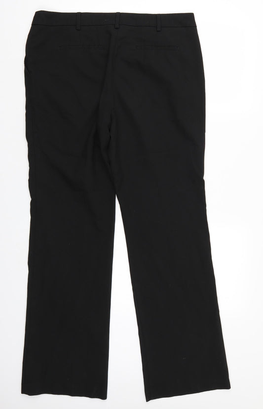 Womens UK Size 14 NEXT Regular Fit  Black Trousers