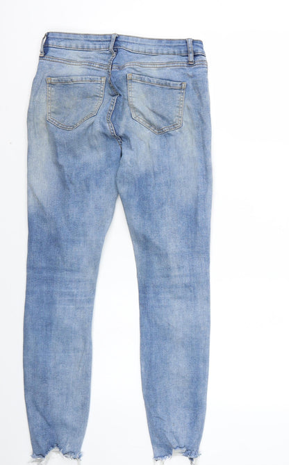 Denim & Co. Womens Blue   Skinny Jeans Size 10 L27 in