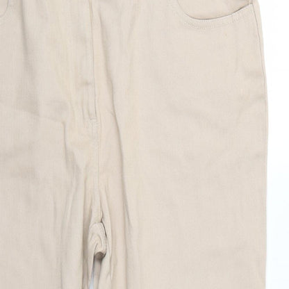 Union Blues Womens Beige   Trousers  Size 38 L26 in