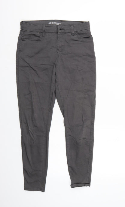 Womens UK Size 10 Marks and Spencer Regular Fit Straight Grey Jeans