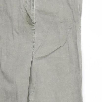Womens UK Size 14 NEXT Regular Fit  Green Trousers