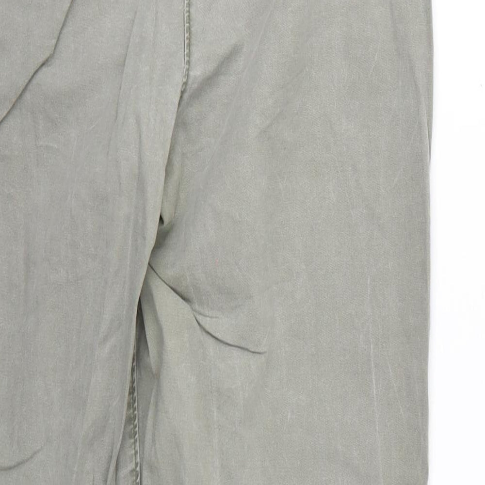 Womens UK Size 14 NEXT Regular Fit  Green Trousers