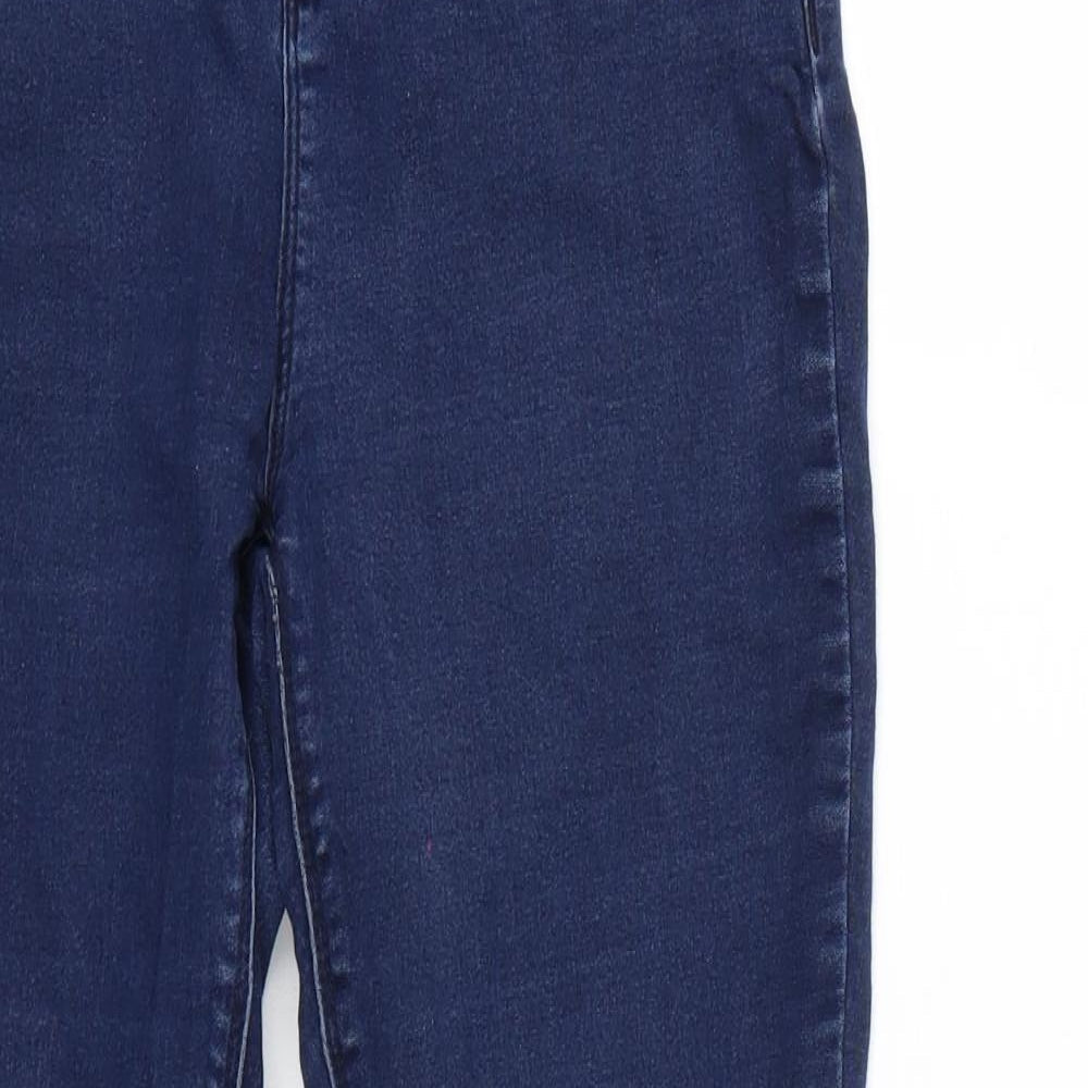 Peacocks Womens Blue   Skinny Jeans Size 10 L29 in