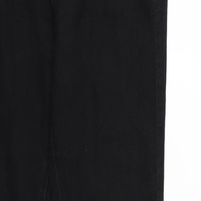 Denim & Co. Womens Black   Skinny Jeans Size 10 L29 in