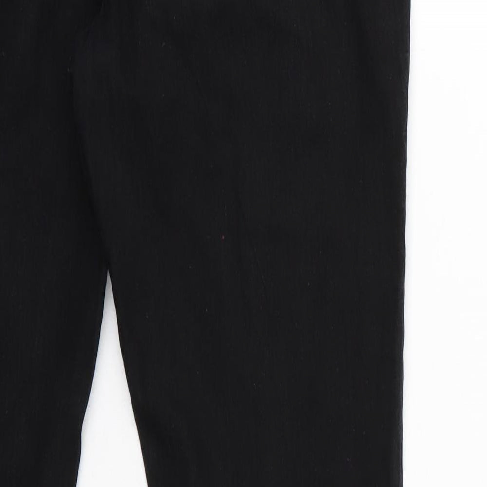 Denim & Co. Womens Black   Skinny Jeans Size 10 L29 in