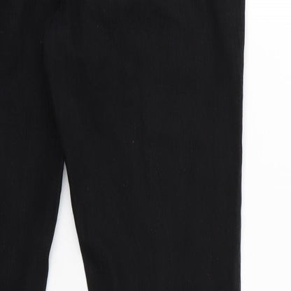 Denim & Co. Womens Black   Skinny Jeans Size 10 L29 in