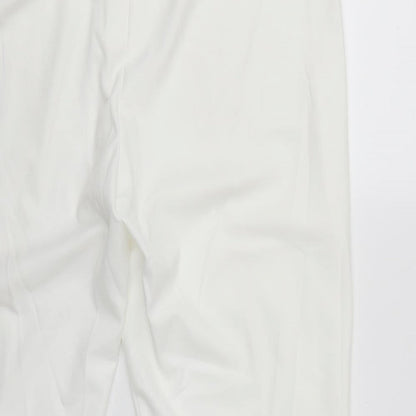 Womens UK Size 18 Marks and Spencer Regular Fit Straight White Jeans