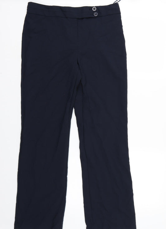 George Womens Blue   Trousers  Size 10 L29 in