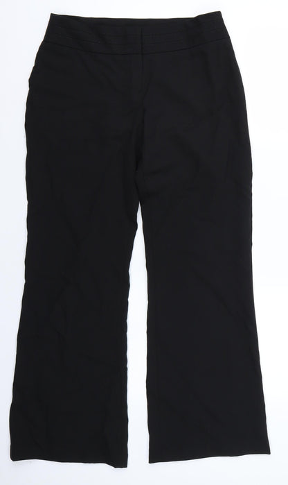 F&F Womens Black   Trousers  Size 10 L29 in