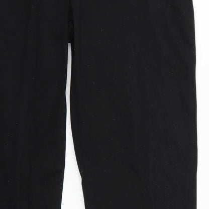 Fusion Womens Black   Trousers  Size 12 L26 in