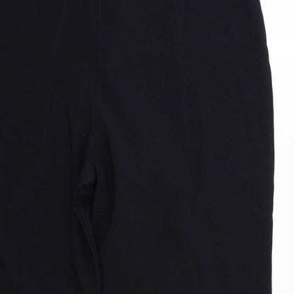 Lycra Womens Black   Trousers  Size XL L29 in