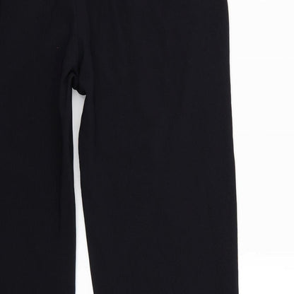 Lycra Womens Black   Trousers  Size XL L29 in