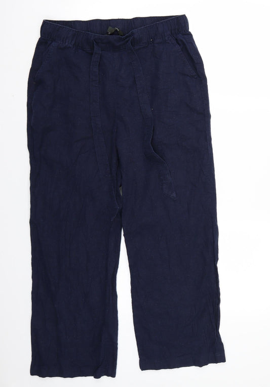 Womens UK Size 14 Bonmarché Regular Fit  Blue Trousers