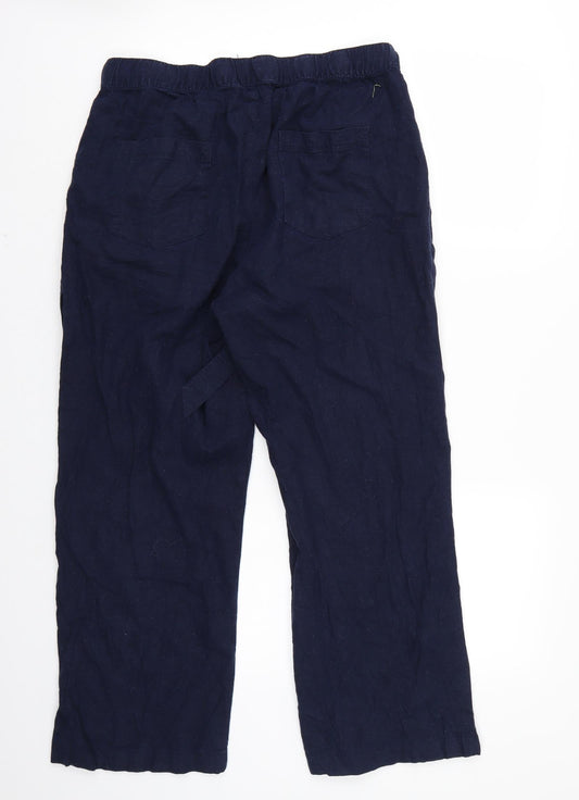 Womens UK Size 14 Bonmarché Regular Fit  Blue Trousers