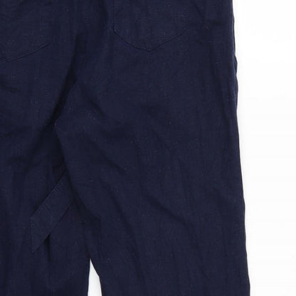 Womens UK Size 14 Bonmarché Regular Fit  Blue Trousers