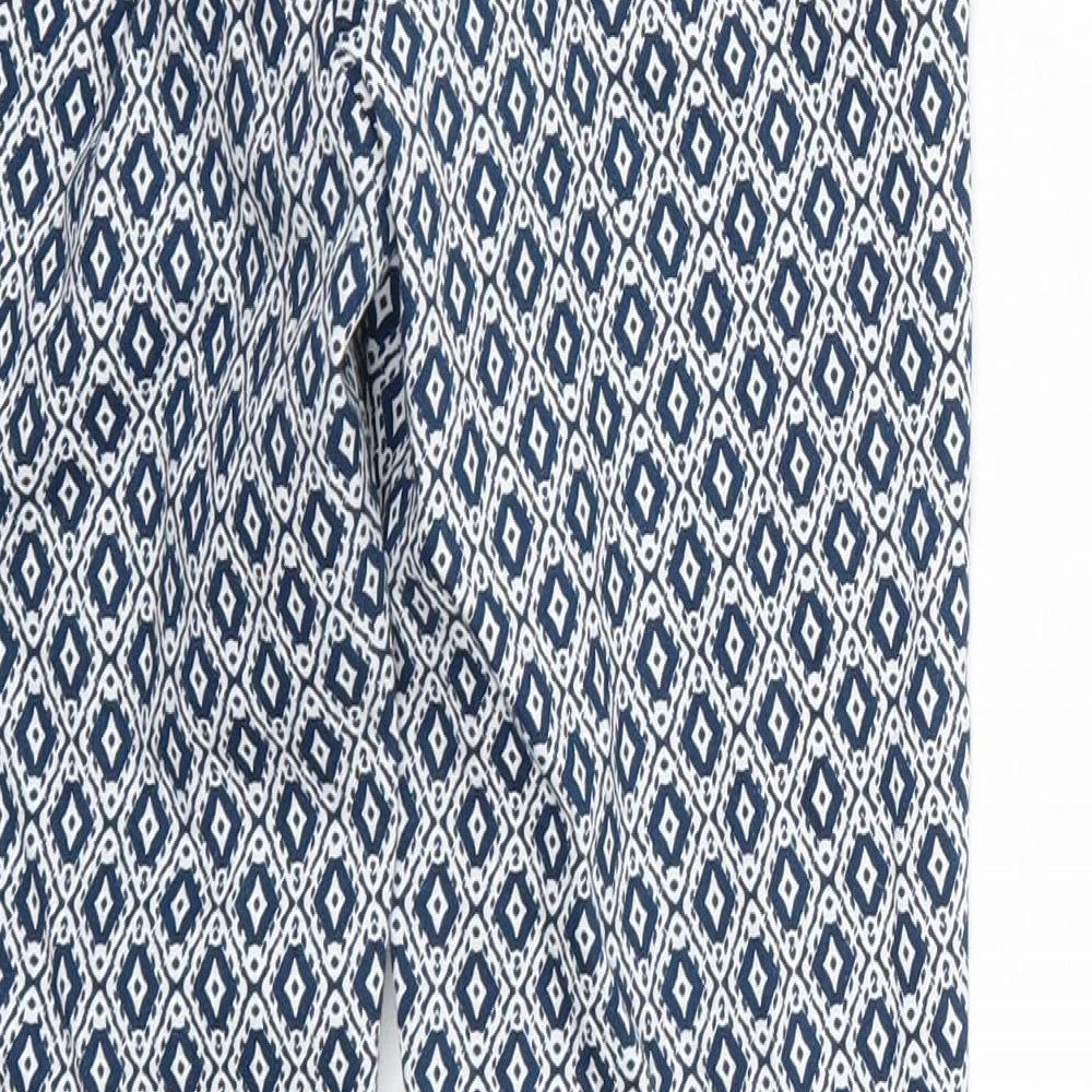Womens UK Size XS H&M Regular Fit  White Trousers